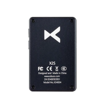Xduoo X2S Izgub Prenosne Kovinske HI-fi Predvajalnik Glasbe, Slušalke Ojačevalnik Podporo DSD APE FLAC WAV Z 250mW Izhodna Moč Slike 2