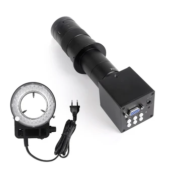 YIZHAN 4MP 1080P Telefon PCB Spajkanje Popravila Lab Industrijske Video Kamera Mikroskop +180 x Zoom Objektiv + LED Luči VGA Izhod