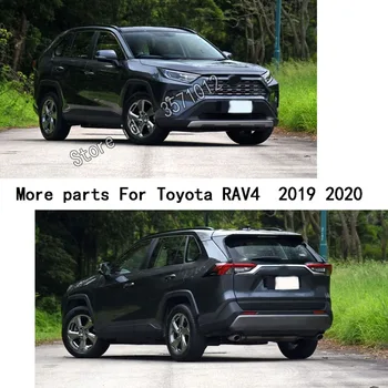 Za Toyota Rav4 2019 2020 2021 Avto Nalepke Styling Telo Kritje Trim Spredaj Glave Luči za Meglo Kapuco Lučka Okvir Del Oblikovanje 2pcs Slike 2