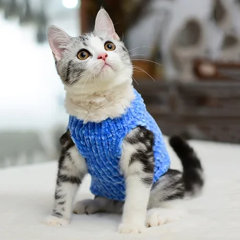 Zimski Pulover za Sphynx Mačka Oblačila Moda Plašč Soft Majhen Pes, Mačka Oblačila Udobje Zgosti Hairless Mačka Obleke