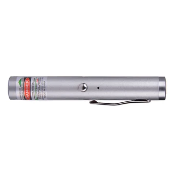 Zmogljiv Laserski kazalnik Zeleni Laser USB Svetlobe Vgrajeno Baterijo Lazer Pero za ponovno Polnjenje Vojaške Laser Voditelj Za PPT, PowerPoint