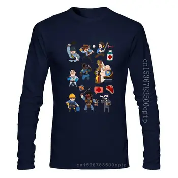 Človek Oblačila 2017 Moda Normalno Najstniško Tee Majica Team Fortress 2 Razreda T Shirt Človek Poletje Posadke Vratu Grafični Tees Za Odrasle Plu