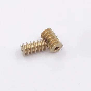 1PC 0.5 Modul elastičnosti za Baker Kovinski Črv Vretena Prestavi 2.28 mm/ 2.98 mm Luknjo Premera 10 mm Dolžine za 2.3 mm/ 3mm Gred