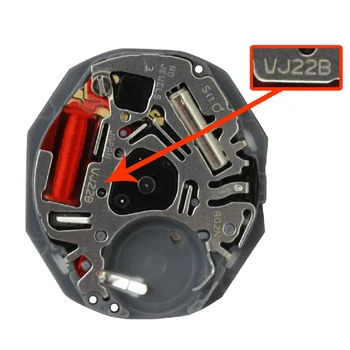 2.71 mm Debeline Quartz Japonska Watch Gibanje Ure Nadomestni Rezervni Del Skupna Višina 4.3 mm Original Za Hattori VJ22 VJ22B Slike 2