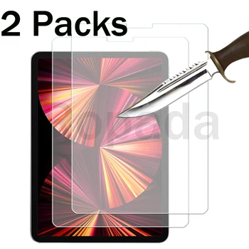 2 Paketi Kaljeno steklo screen protector za iPad pro 11 2021 različica 11