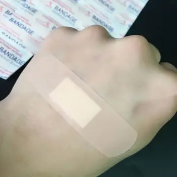 20-50-100 kozarcev 72x19mm Nepremočljiva Band-Aid Kože Povoji za Prvo Pomoč Rane Lepilo Mavca Doma Potovanja Outdoor Camp Sili Kompleti Slike 2