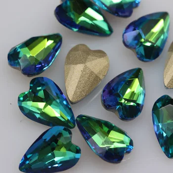 20pcs/paket duh rainbow opozoril nazaj, kristalno steklo gemstone nail art Nosorogovo 3D Nail Dekoracijo diamond manikura dodatki