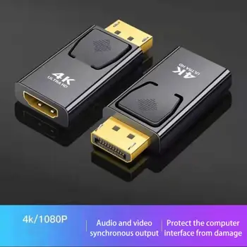 4K DisplayPort na HDMI je združljiv Adapter Pretvornik Display Port Moški DP za Ženske v HD TV Kabel Adapter Video Audio Za PC TV Slike 2