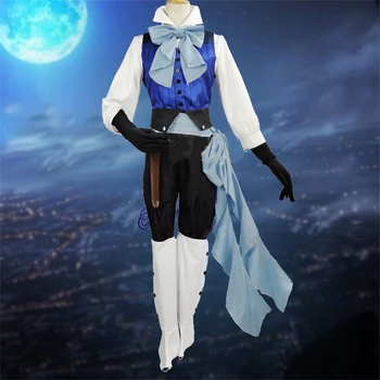 Anime Primeru Študija Vanitas Cosplay Kostum Vanitas ne Karte Cosplay Uhani Lasuljo Enotno Obleko Karneval Stranka Obleko