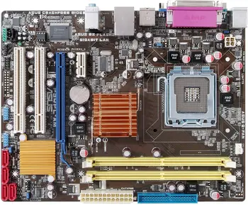 ASUS P5QPL-AM Motherboard LAS 775 Intel G41DDR2 RAM 8GB USB2.0 1×PCI-E X16, VGA, uATX Placa-mãe Za Core 2 Duo E3400 Q8400 cpe Slike 2