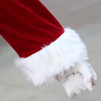 Božični Kostumi Odraslih Moških Stilov, Santa Claus Obleke S Klobuk, Brado Božič Par Obleko Kostume Za Odrasle