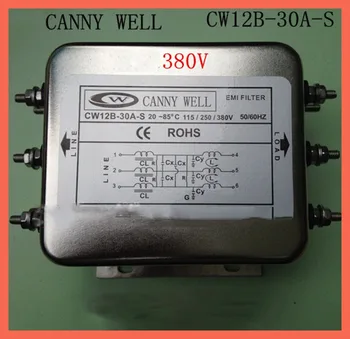 CANNY DOBRO EMI moč filter s tri-fazni 380 v CW12B-30A - S EMI Filter Elektronske Komponente napajanje filter