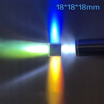 Darilo Spektroskopske Prizmo Otrok Znanost Eksperiment 18*18*18 mm Hexahedron Svetlo 18 mm Svetloba Kocke Slike 2