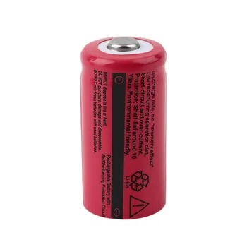 GTF 4 kos 16340 Baterija 2500 mAh 3,7 V Polnilna Litij-ionska Baterija za Svetilnik Luč