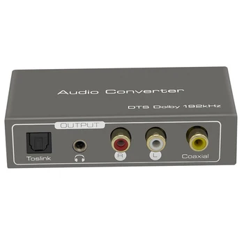 HDMI 2.0 ARC (audio converter, Digitalni koaksialni+toslink+HDMI ARC (audio, da koaksialni+toslink+L/R+aux vmesnik