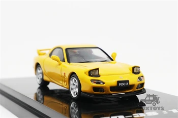 Hobi Japonska 1:64 Mazda RX-7 (FD3S) DUH R TIP /Vrsta RS Z Motorjem, Diecast Model Avtomobila Slike 2