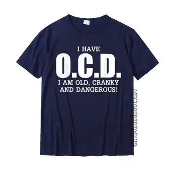 Imam OCD Star Razmajan Nevarno Smešno Staranja T-Majica Retro Evropi Top Majice Bombaža Moške Vrhovi & Tees Evropi Slike 2