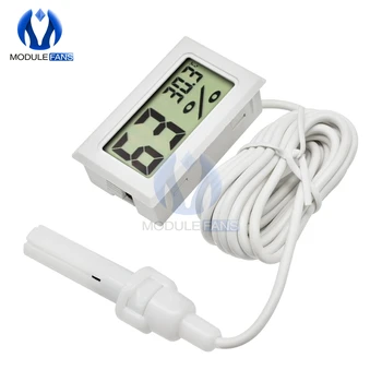 Mini LCD-Digitalni Termometer, Higrometer Temperatura Vlažnost Meter Digitalni LCD Zaslon Vremenske Postaje v Zaprtih prostorih kuhinja termometro