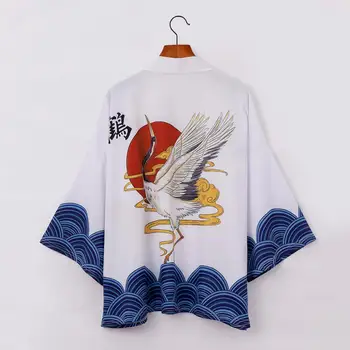 Samurai Obrabe Japonski Slog Letnik Kimono Orientalski Jopico кимоно японский стиль Moški Ženski Visoke kakovosti Dnevni Ulica Salon